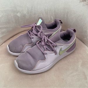Nike Women's Tessen Running Shoes Purple Pink Silver 8
